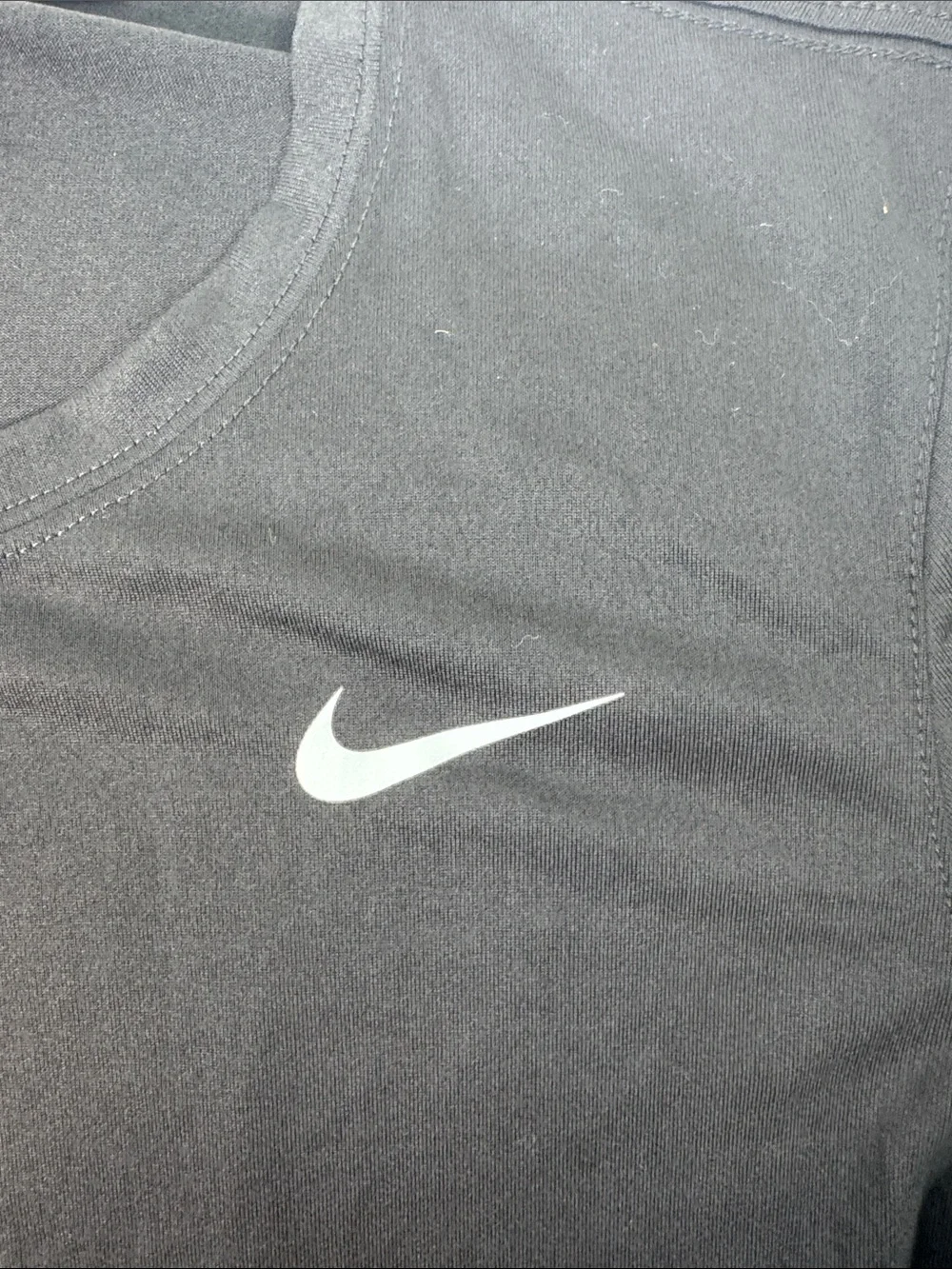 Nike‎ Dri Fit Tee Womens Medium Gray Athletic Workout Top NWT